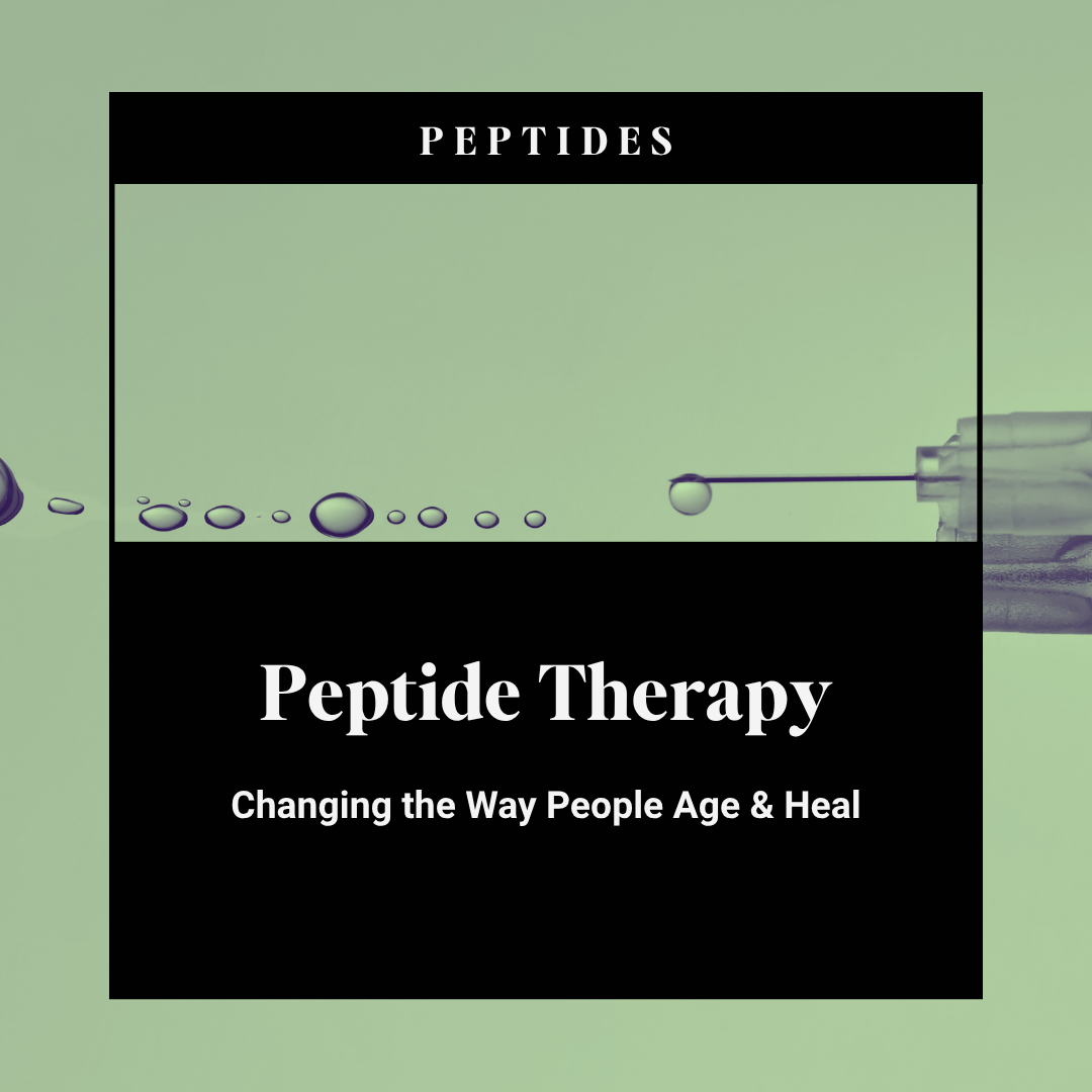 Medical provider at a peptide therapy clinic in Cumming GA preparing a personalized peptide protocol for a patient