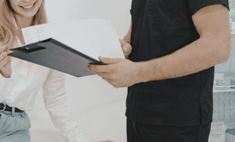 Patient receiving peptide therapy at Good Chemistry, a peptide therapy clinic in Cumming, GA, supporting energy, recovery, and hormonal balance.